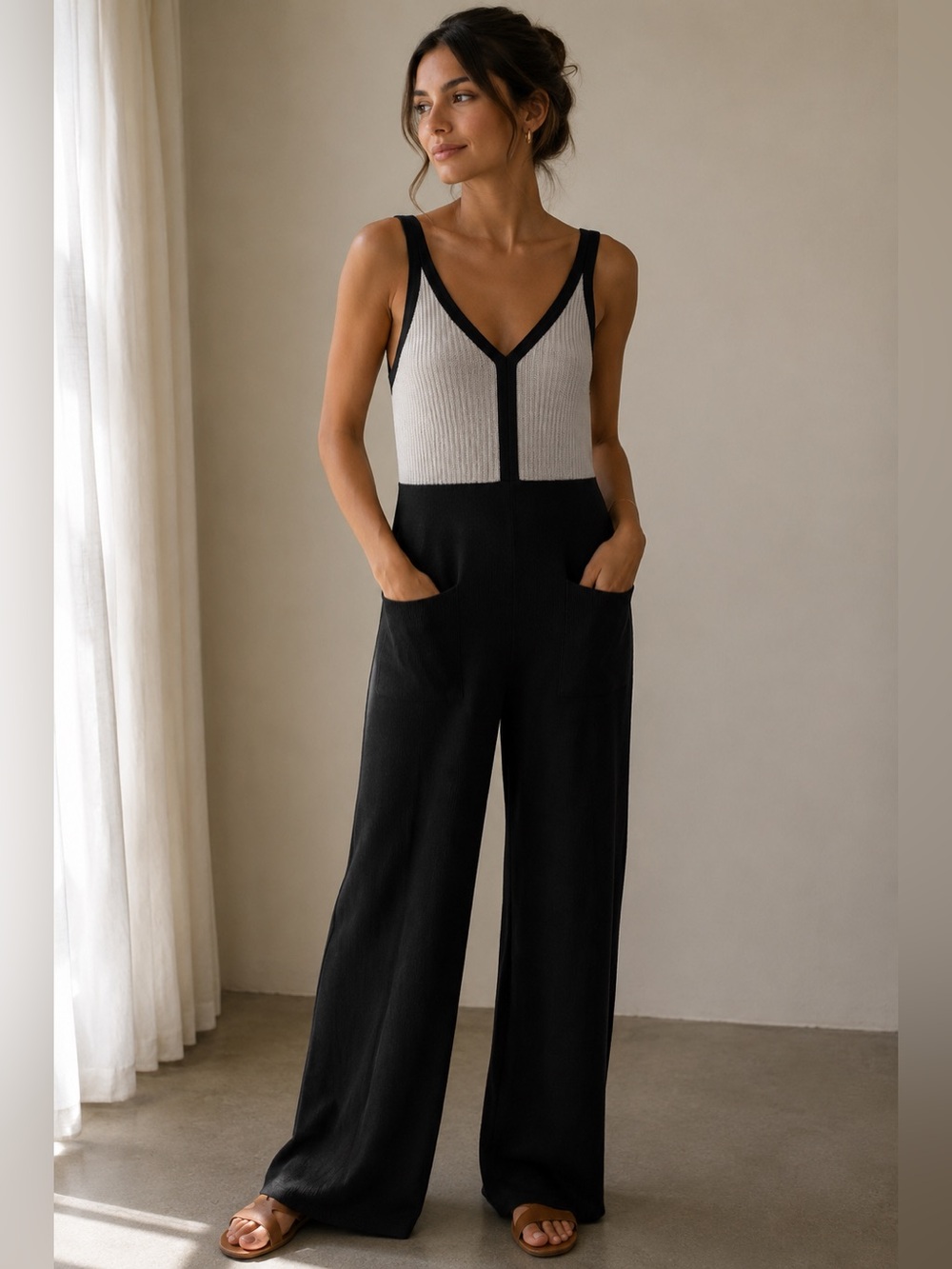 A|X Armani Exchange knit jumpsuit